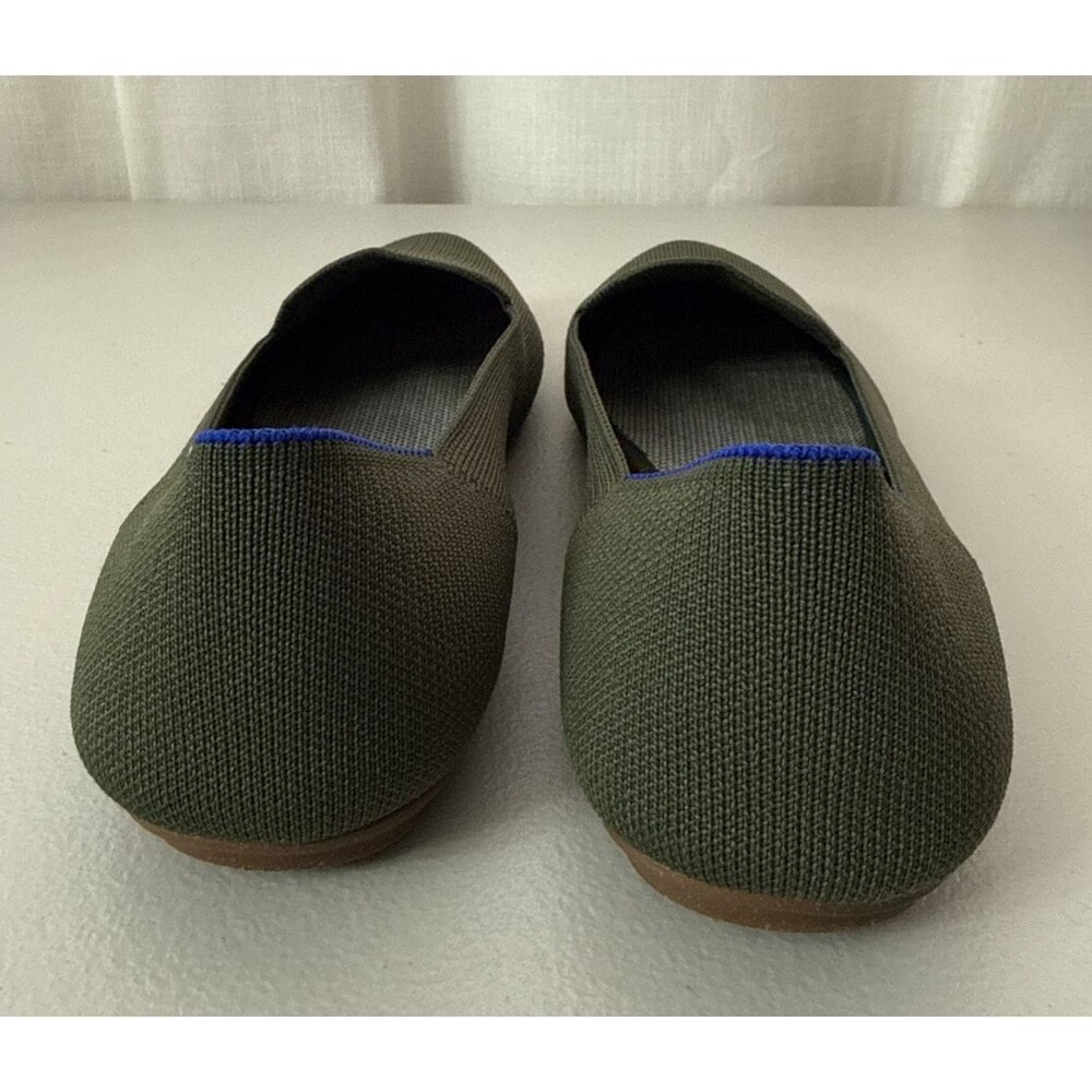 Rothy’s The Loafer Flats Olive Green Cyprus Size 11.5 Casual Comfort - Picture 5 of 14